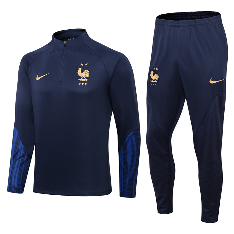 France 22-23 Blue Junior Tracksuit