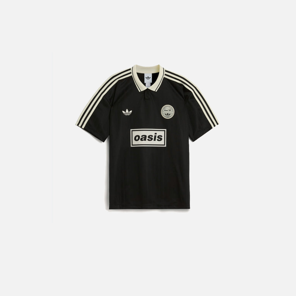 Adidas x Oasis Tour Jacquard Black Shirt