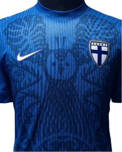 Finland Soccer Jersey - 2025/2026 Away Fan Version